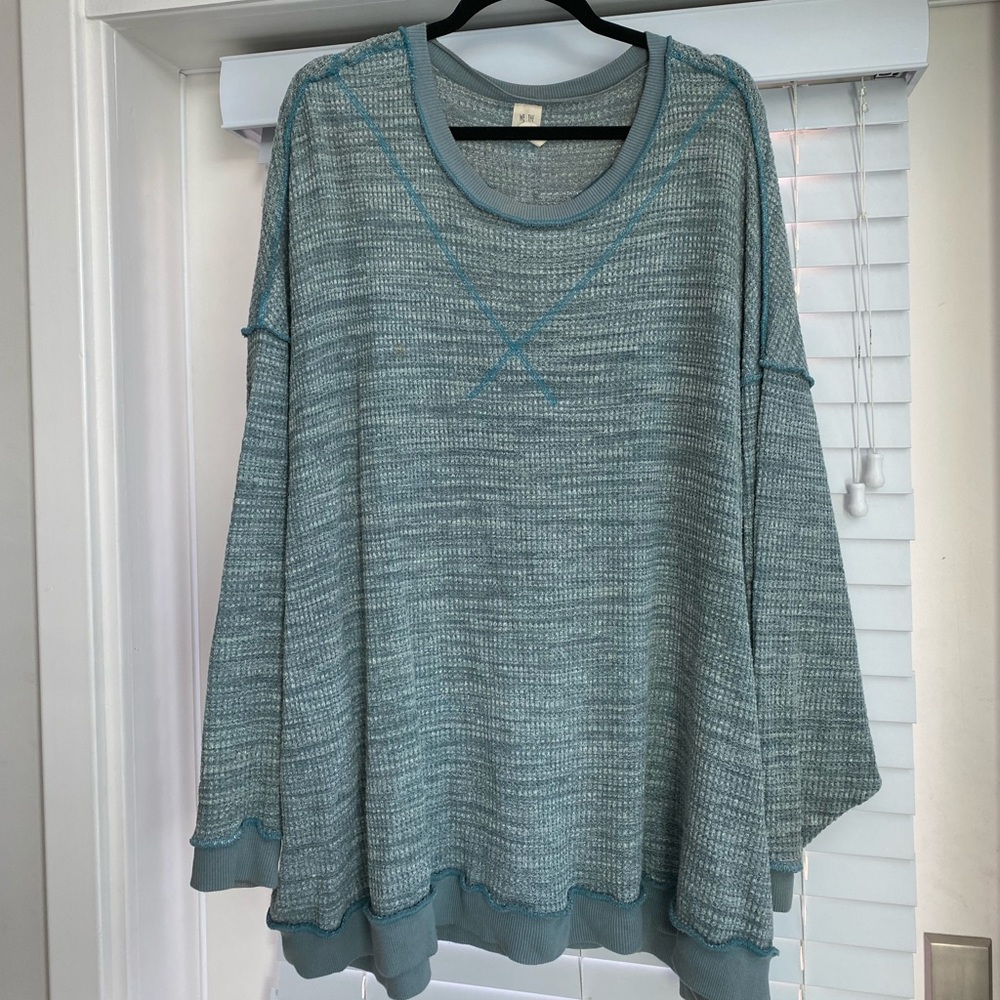 Free People We The Free So Fresh Tee - Harbour (Blue), Size Small